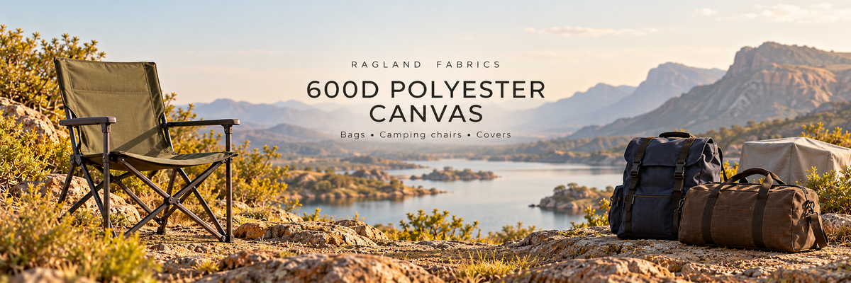 Ragland Fabrics 600D Polyester Canvas for bags, camping chairs and covers