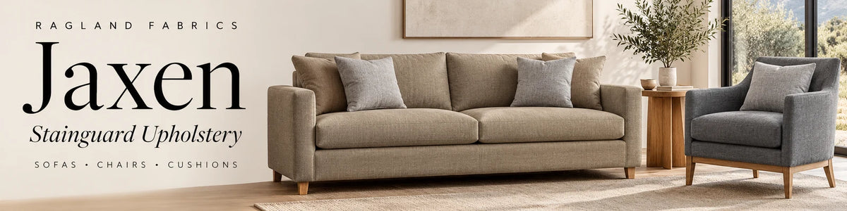 Ragland Fabrics jaxen upholstery inspiration banner