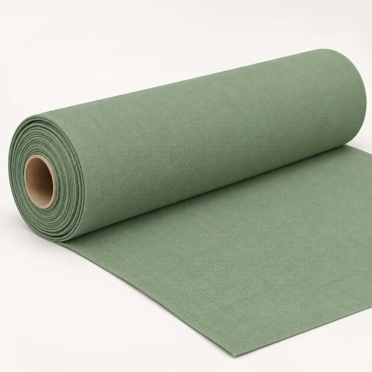 Melvin & Motley Dark Olive #502 poly cotton canvas - studio roll visualisation