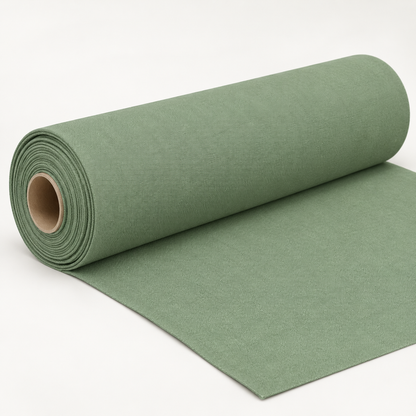 Melvin & Motley Dark Olive #502 poly cotton canvas - studio roll visualisation