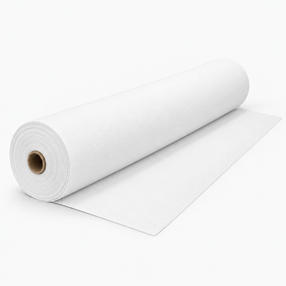 Plain Mini Matt White #2 150cm Wide, Roll of 50 metres fabric roll