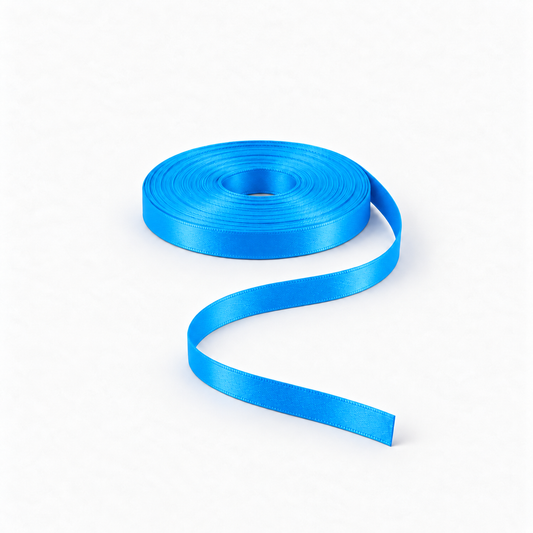Satin Ribbon 8mm Teal #8332 – Ragland Fabrics