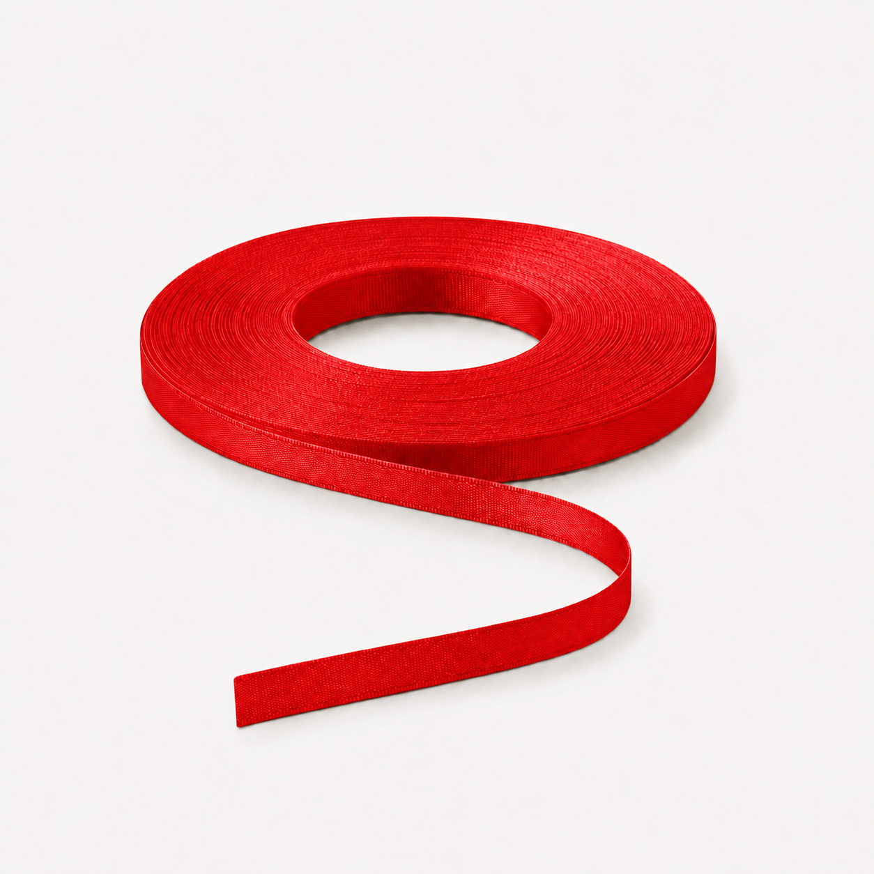 Satin Ribbon 6mm Red #15