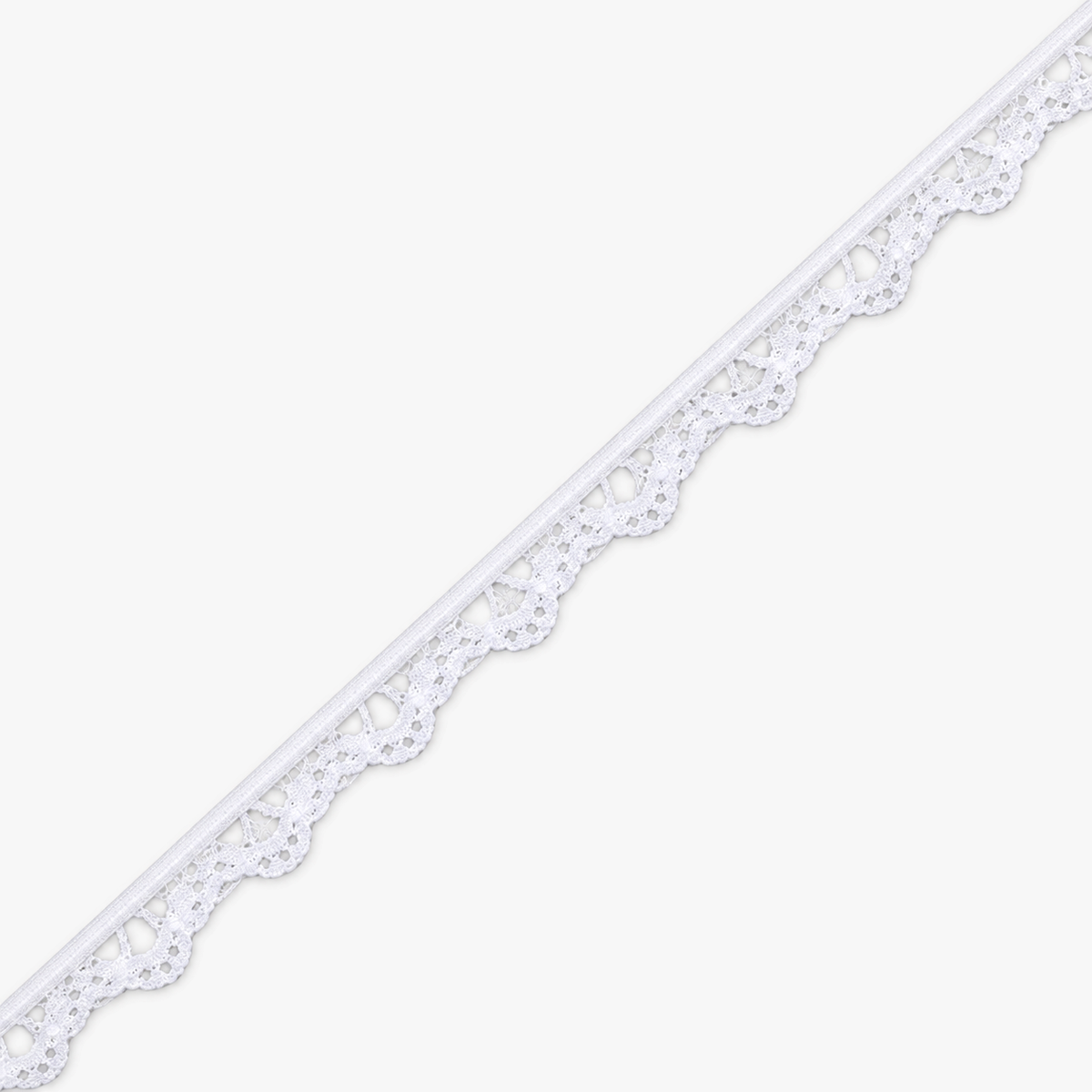 Lace Nylon Art. 076 | WHITE - refined diagonal product view