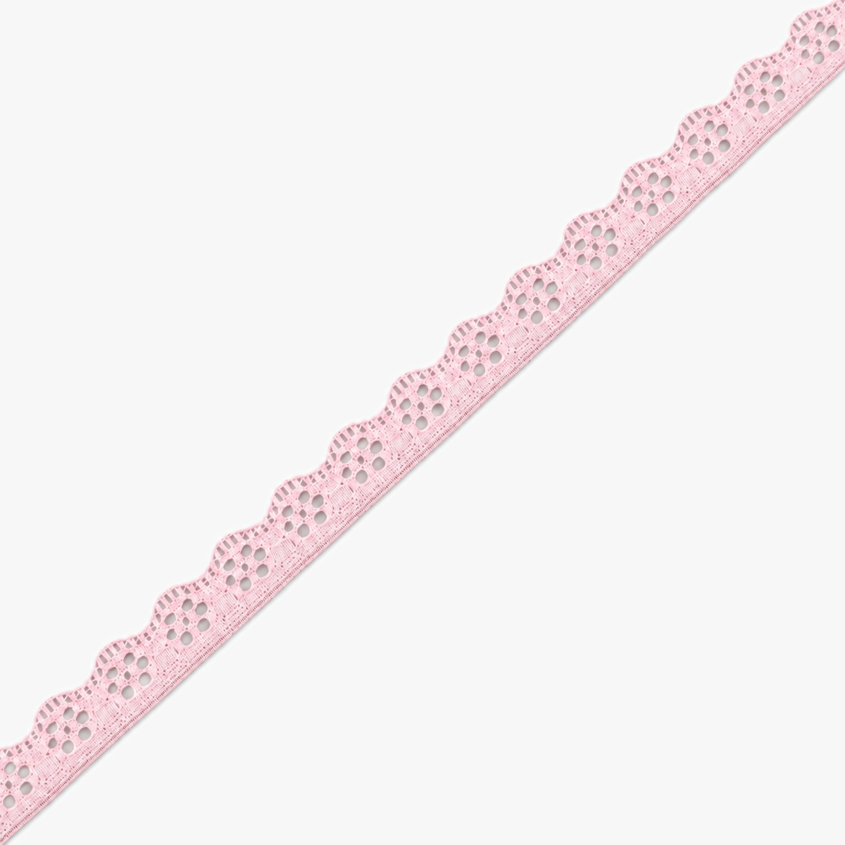 Nylon Lace #1326 | Pink - refined diagonal product view