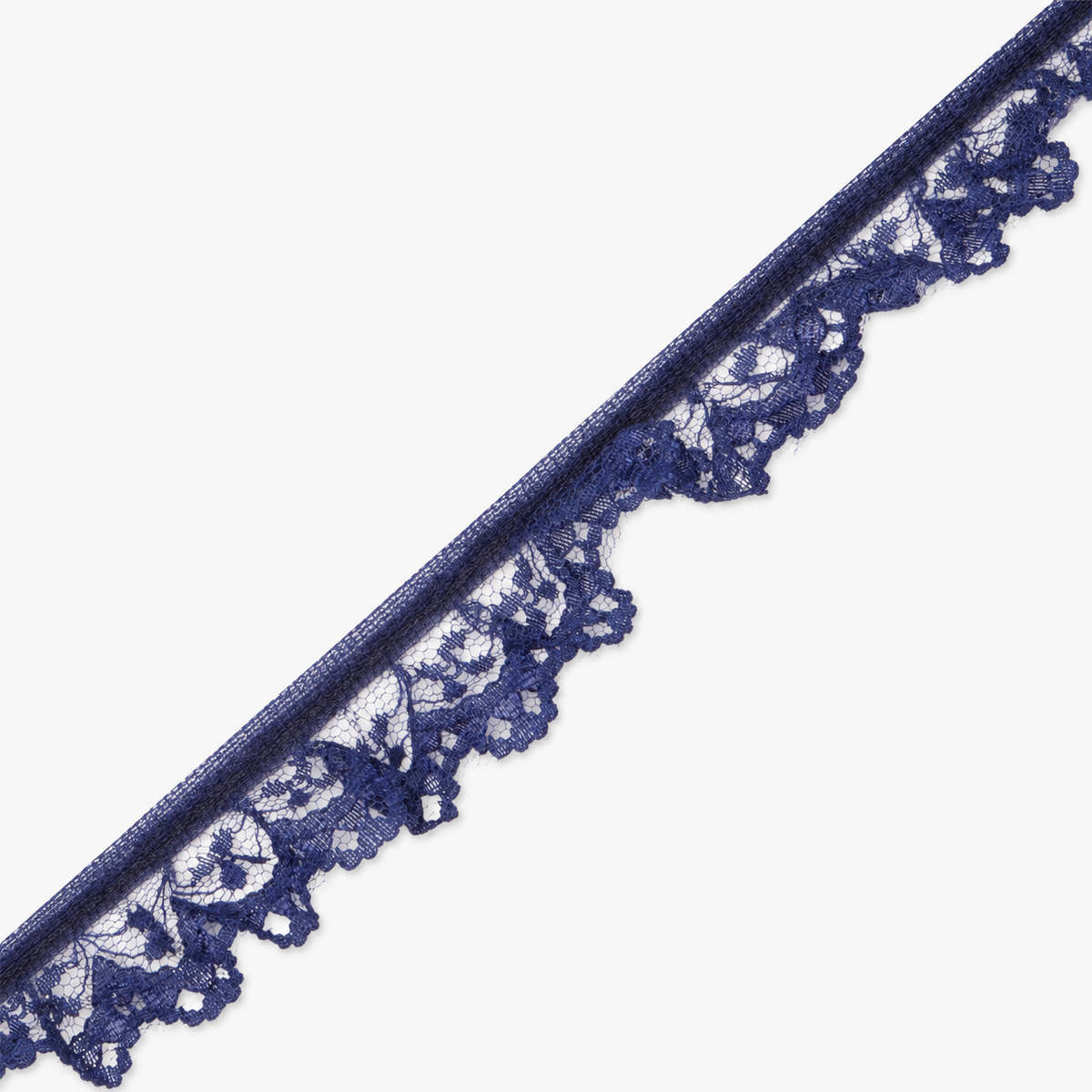 Lace Nylon Art. 076 | NAVY - refined diagonal product view