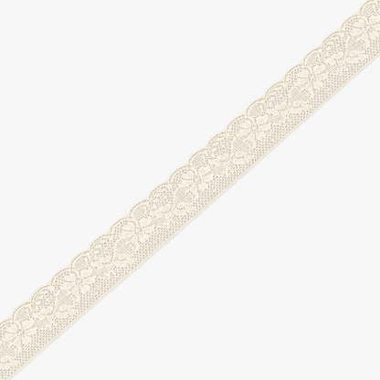 Nylon Lace #1588 | Cream - refined diagonal product view