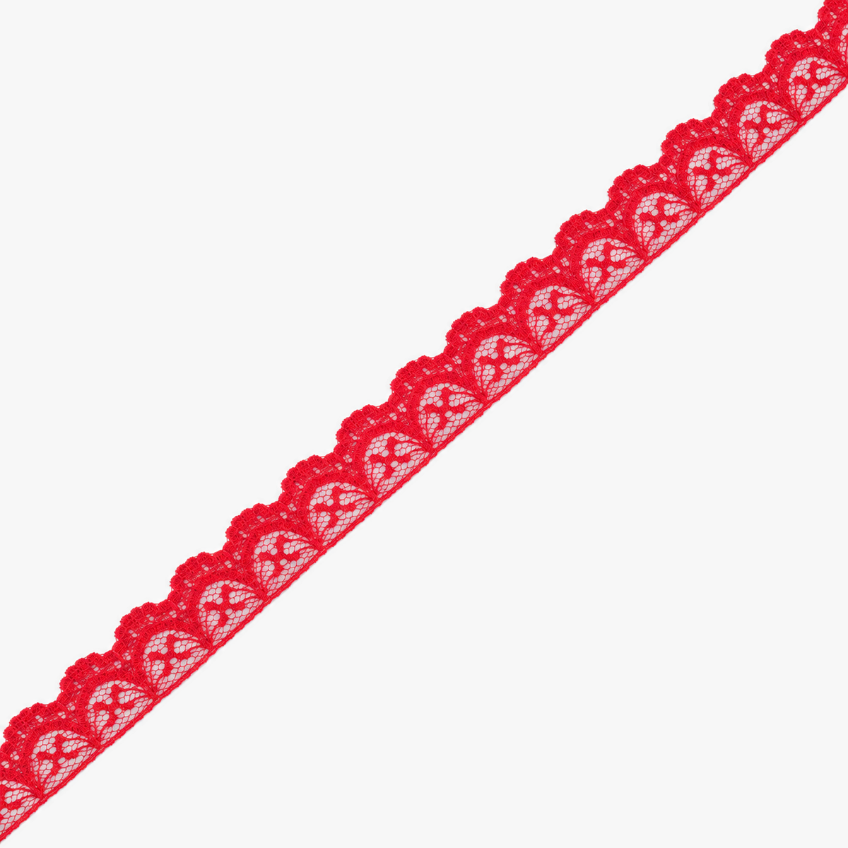 Nylon Lace #105 | Red - refined diagonal product view