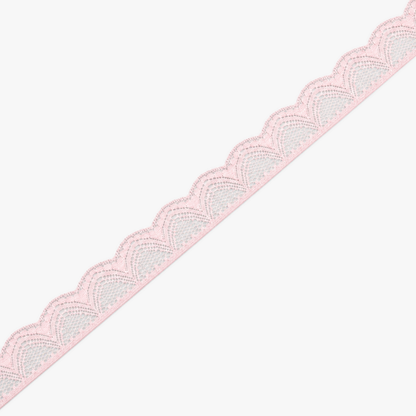Nylon Lace #1342 | Pink - refined diagonal product view