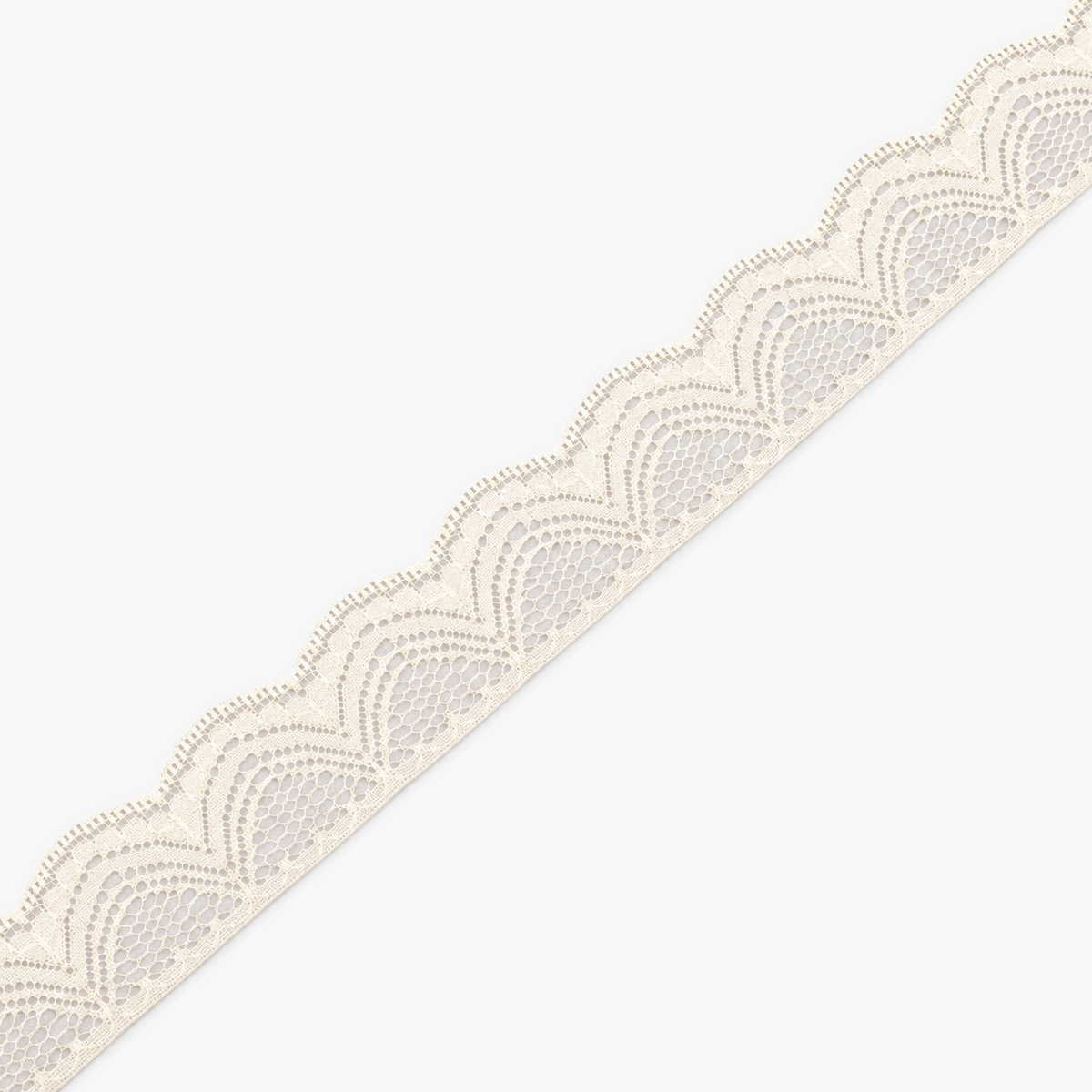 Nylon Lace #1342 | Cream - refined diagonal product view