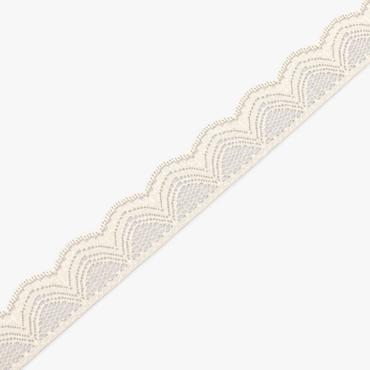 Nylon Lace #1342 | Cream - refined diagonal product view