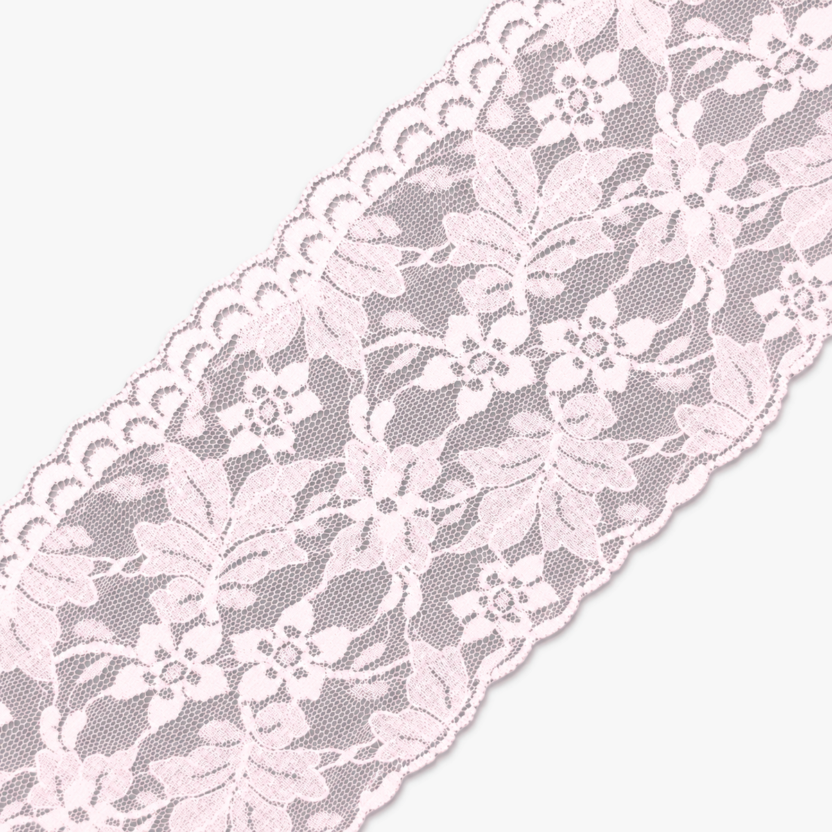 Nylon Lace #TBD Baby Pink 150mm - refined diagonal product view