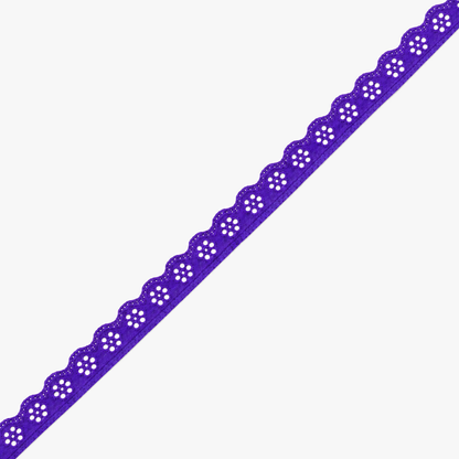 Nylon Lace #1326 | Purple - refined diagonal product view