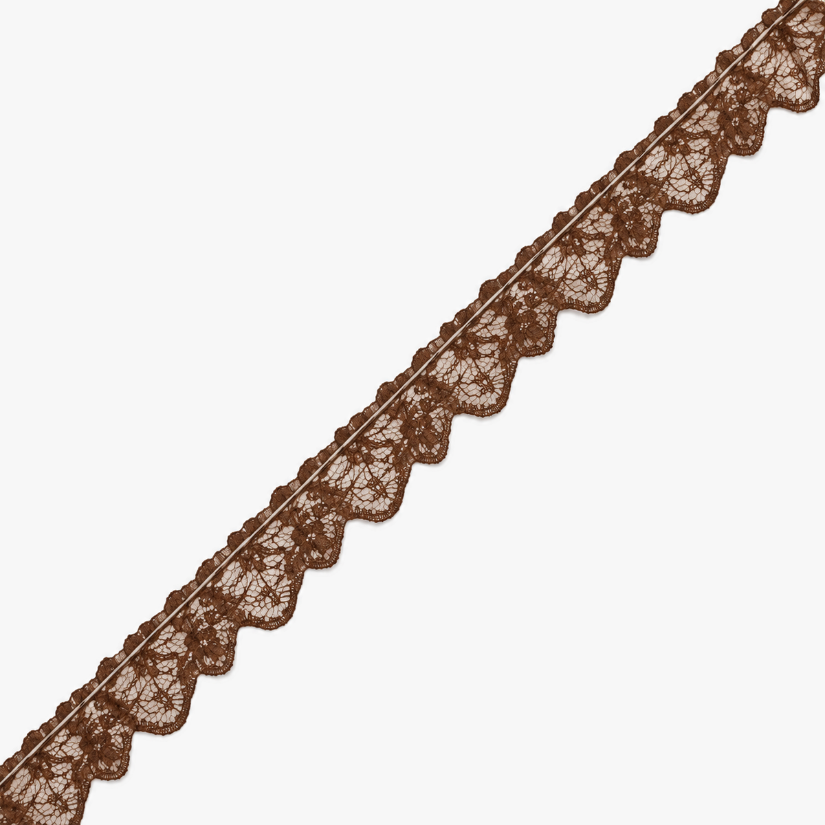 Nylon Lace 076 | BROWN - refined diagonal product view