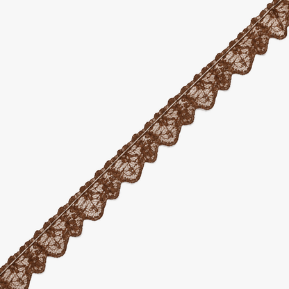 Nylon Lace 076 | BROWN - refined diagonal product view
