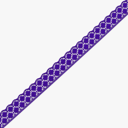 Nylon Lace #1337 | Purple - refined diagonal product view