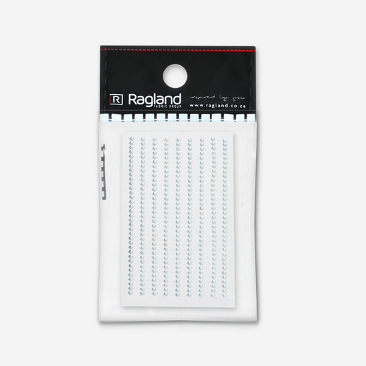 Stick On Rhinestones Silver Sml - Ragland Fabrics