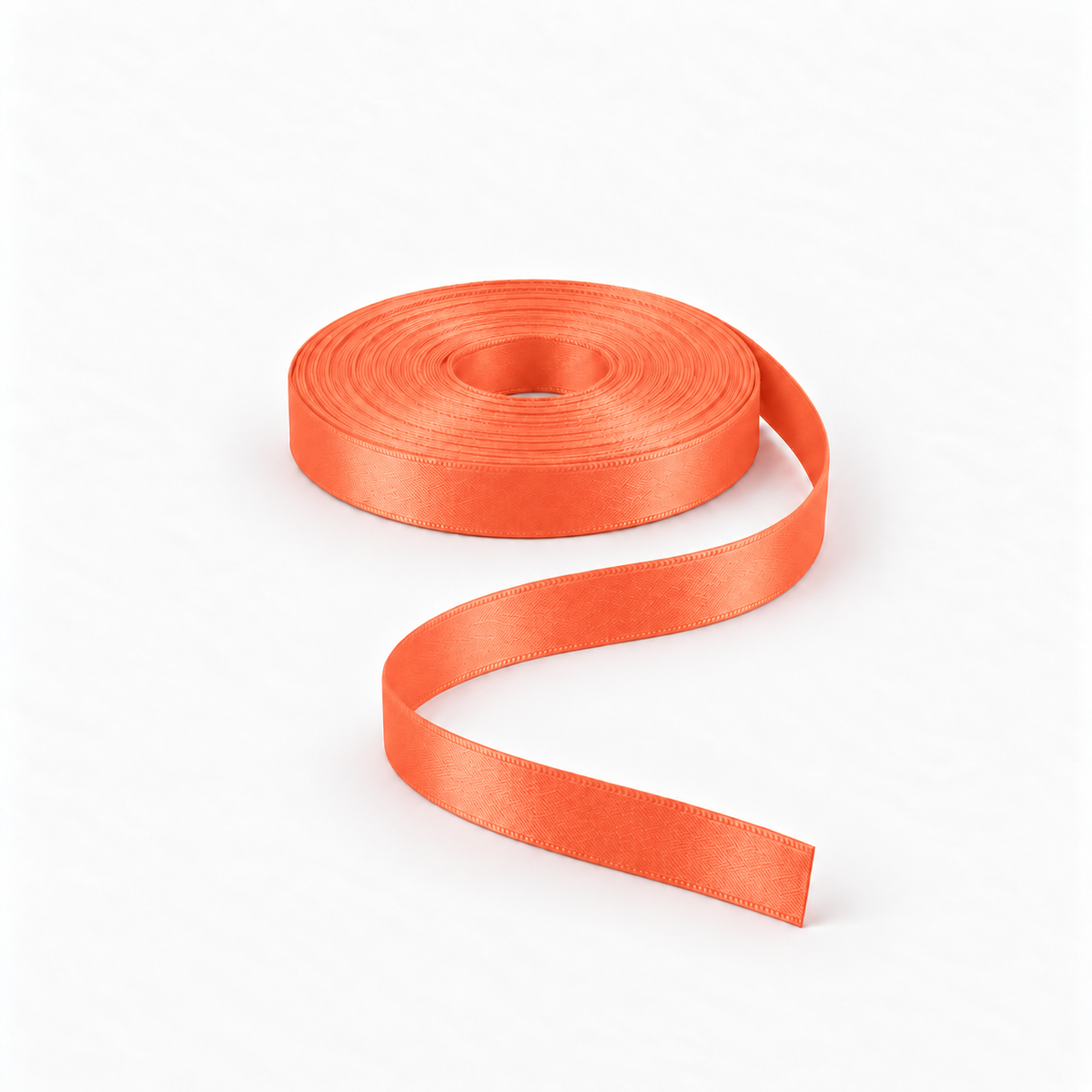 Satin Ribbon 10mm Orange #42 – Ragland Fabrics