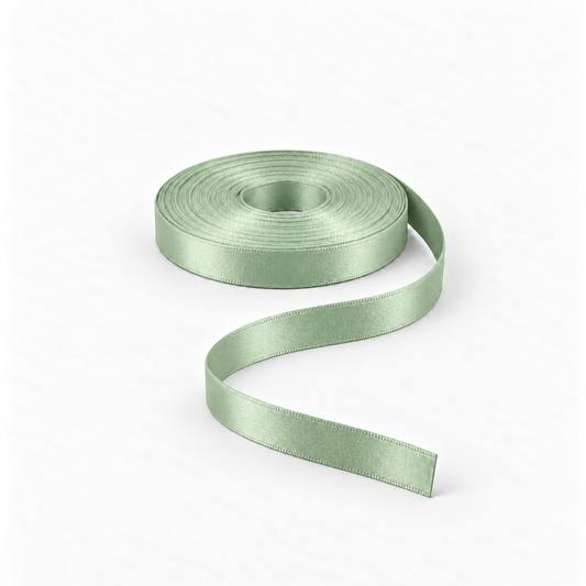 Satin Ribbon 10mm Avocado #80 – Ragland Fabrics