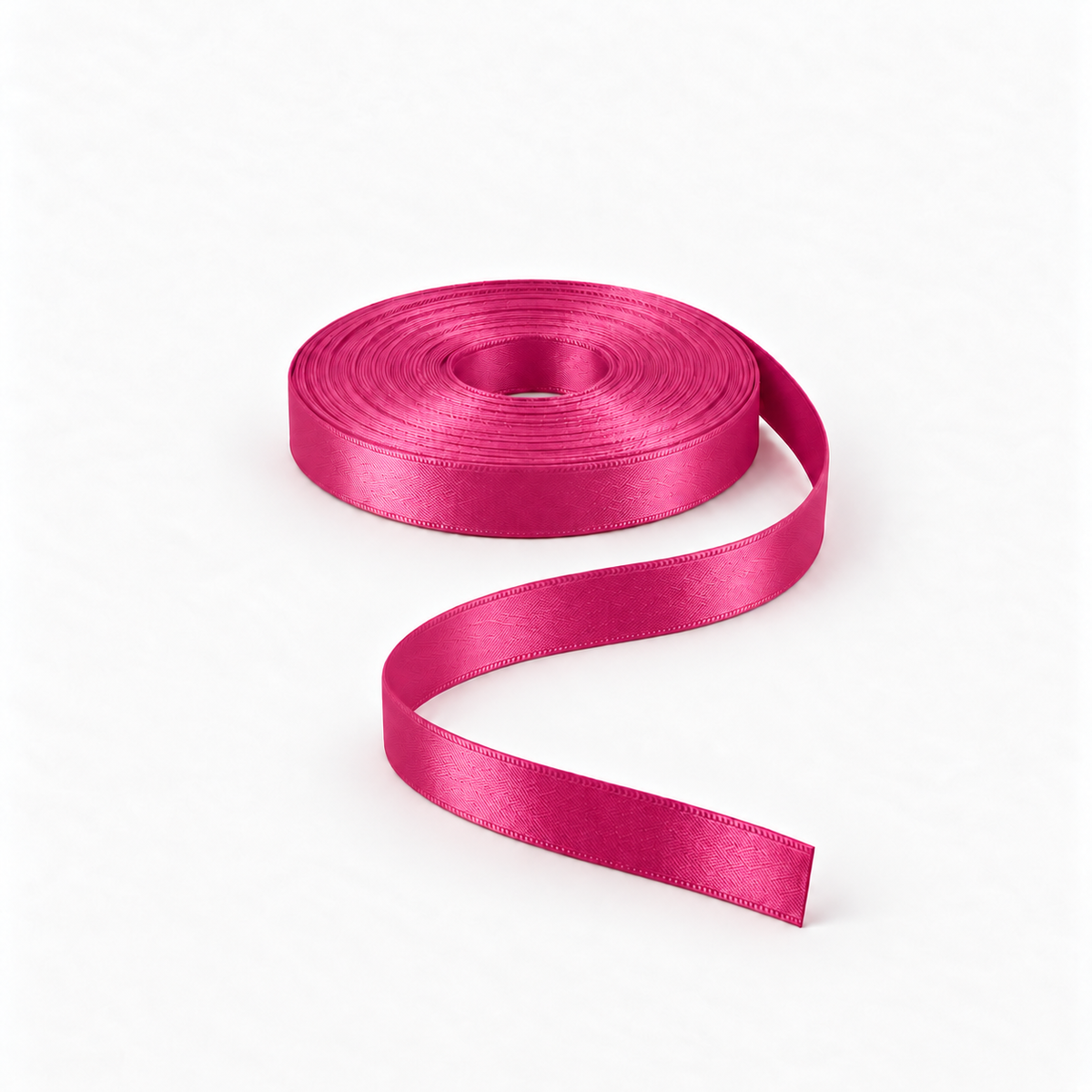 Satin Ribbon 10mm Cerise #516 – Ragland Fabrics
