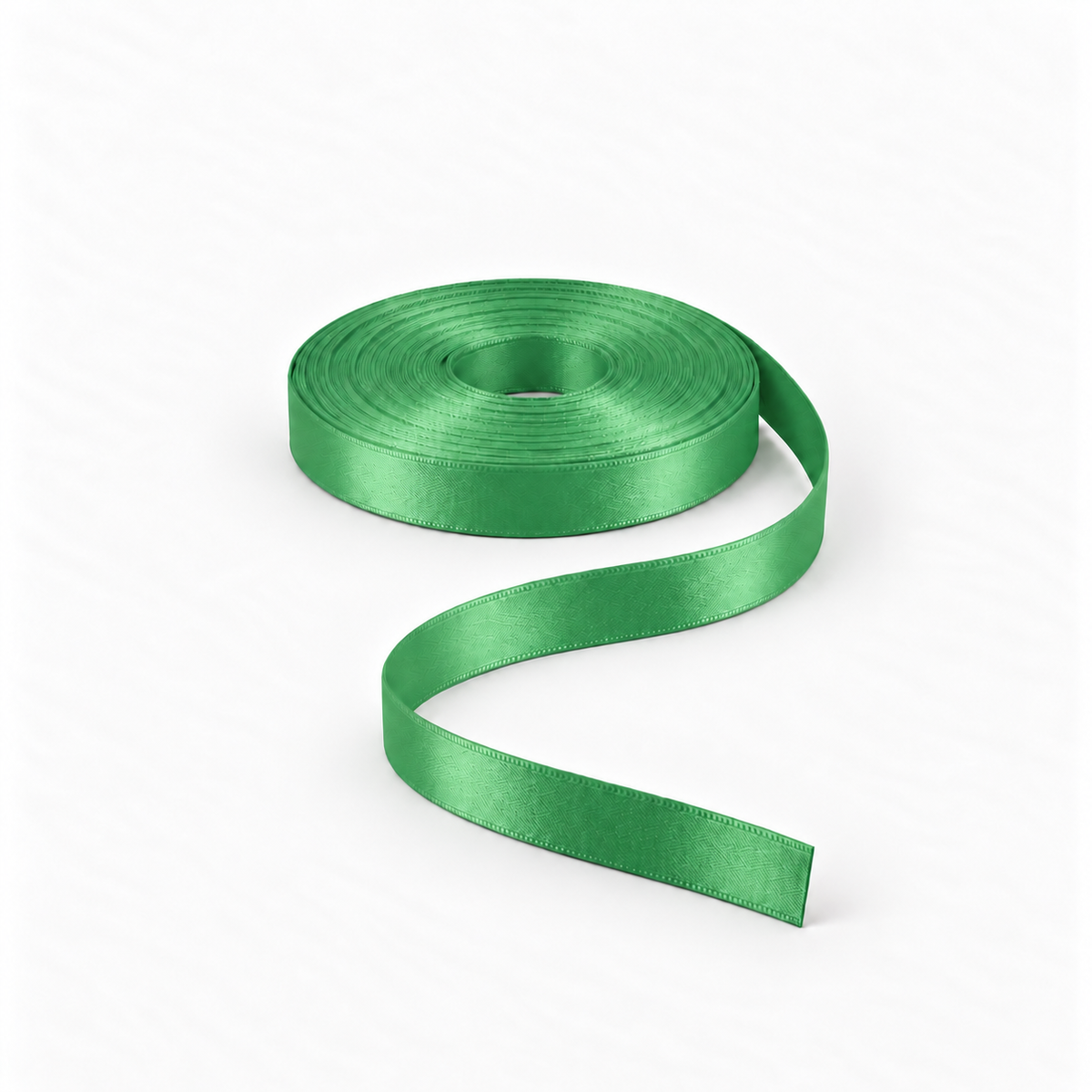 Satin Ribbon 10mm Emerald #23 – Ragland Fabrics