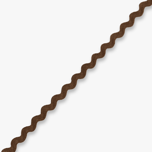 Ric Rac Chocolate Brown (5mm) - Ragland Fabrics
