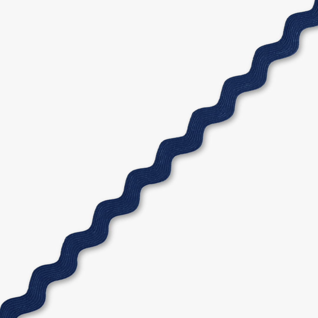 Ric Rac Navy(8mm) - Ragland Fabrics