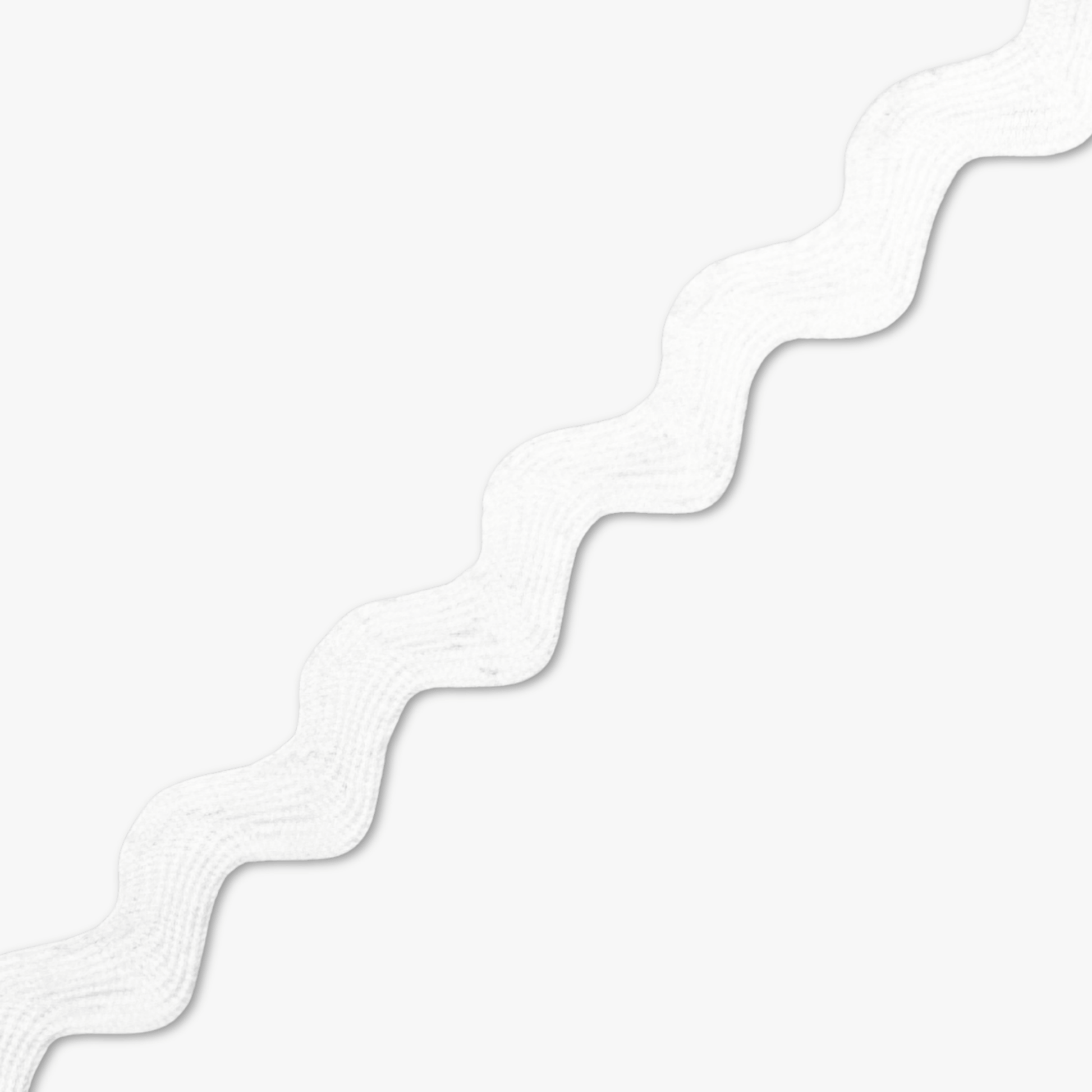 Ric Rac White (10mm) - Ragland Fabrics