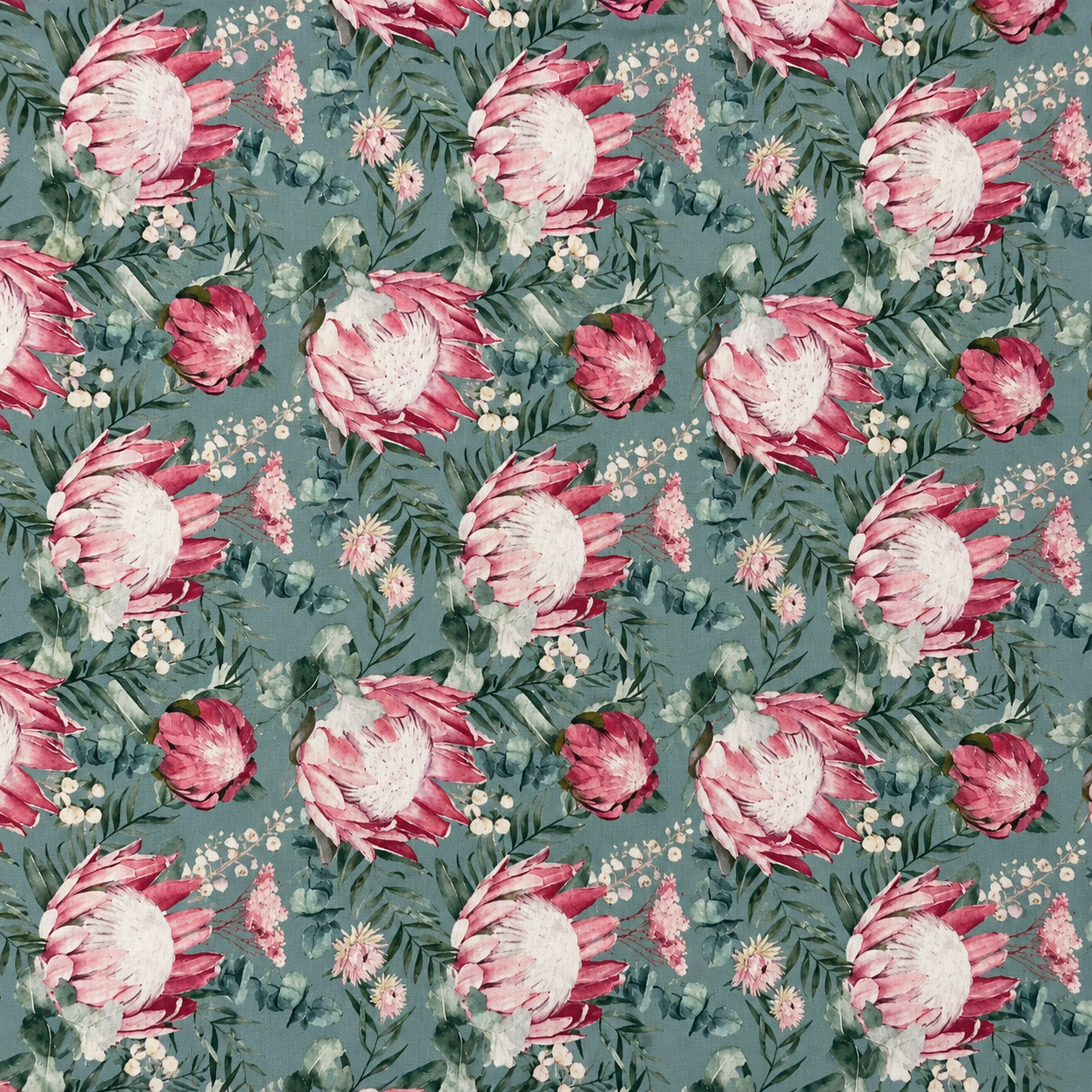 Box Weave Furnishing Protea Duck Egg