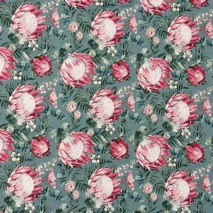 Box Weave Furnishing Protea Duck Egg