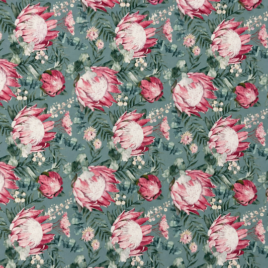 Box Weave Furnishing Protea Duck Egg