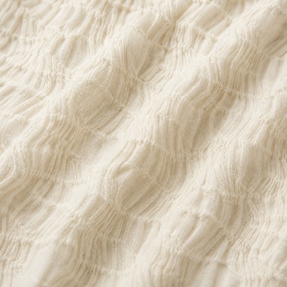 Designer Dress Crinkle Knit
