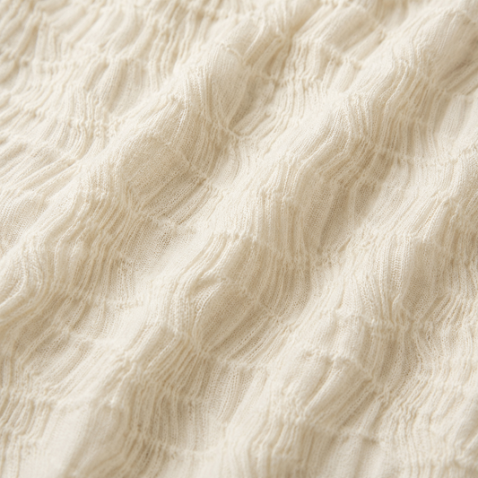 Designer Dress Crinkle Knit