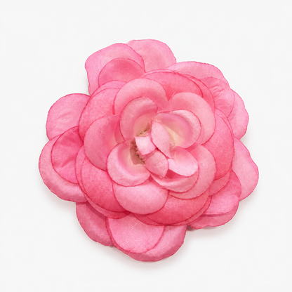 Flower Embellishment Cerise & White - Clearance Sale