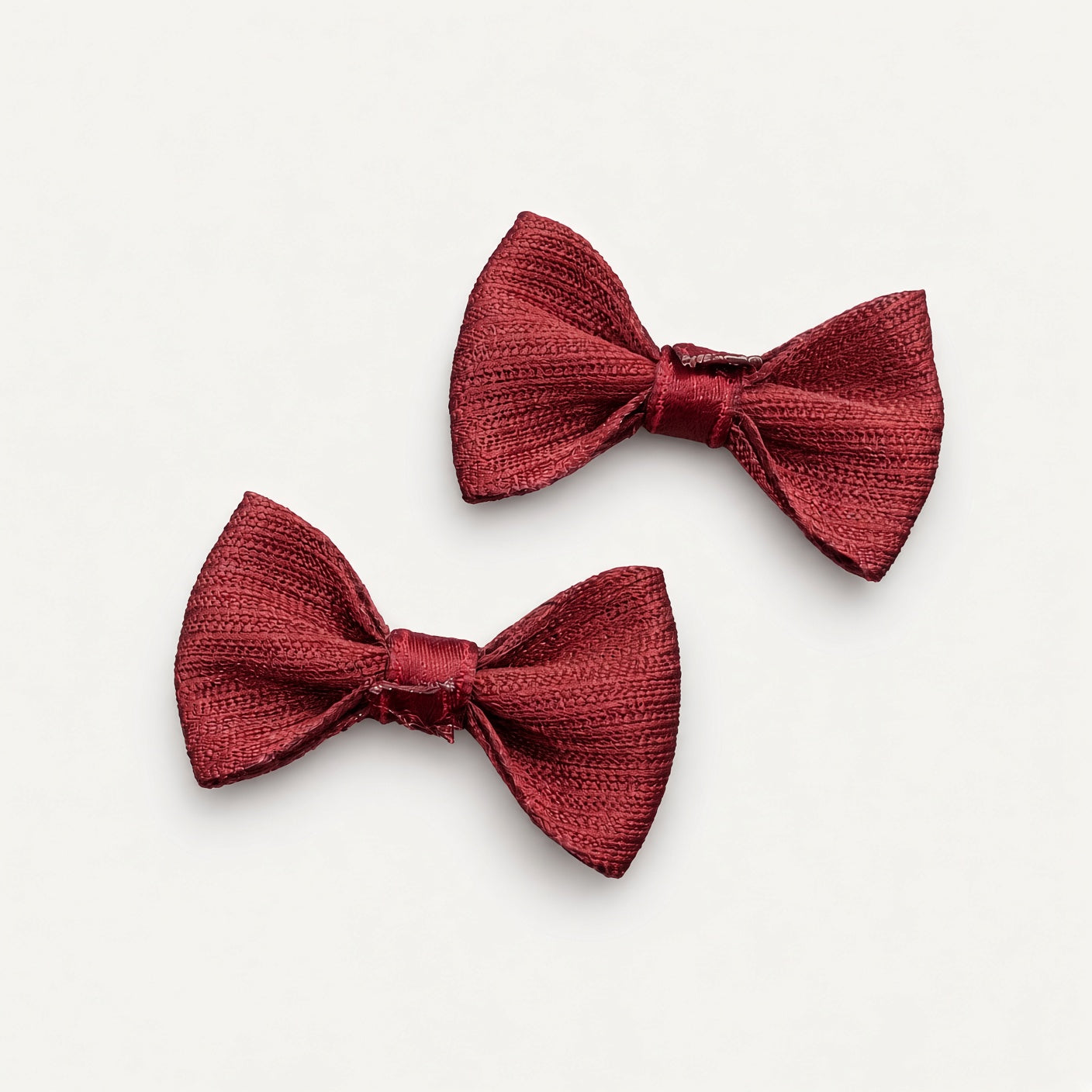 Bow Embellishments Burgundy (2pc) - Discontinued