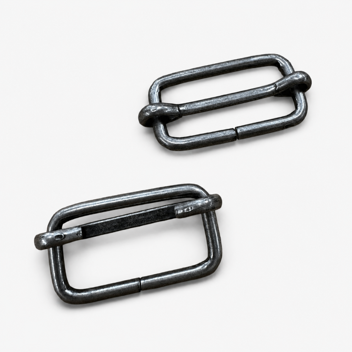 Metal Slider/Adjuster 25mm Old Silver