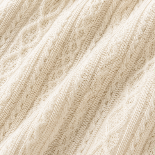 Designer Dress Crinkle Texture Anglaise