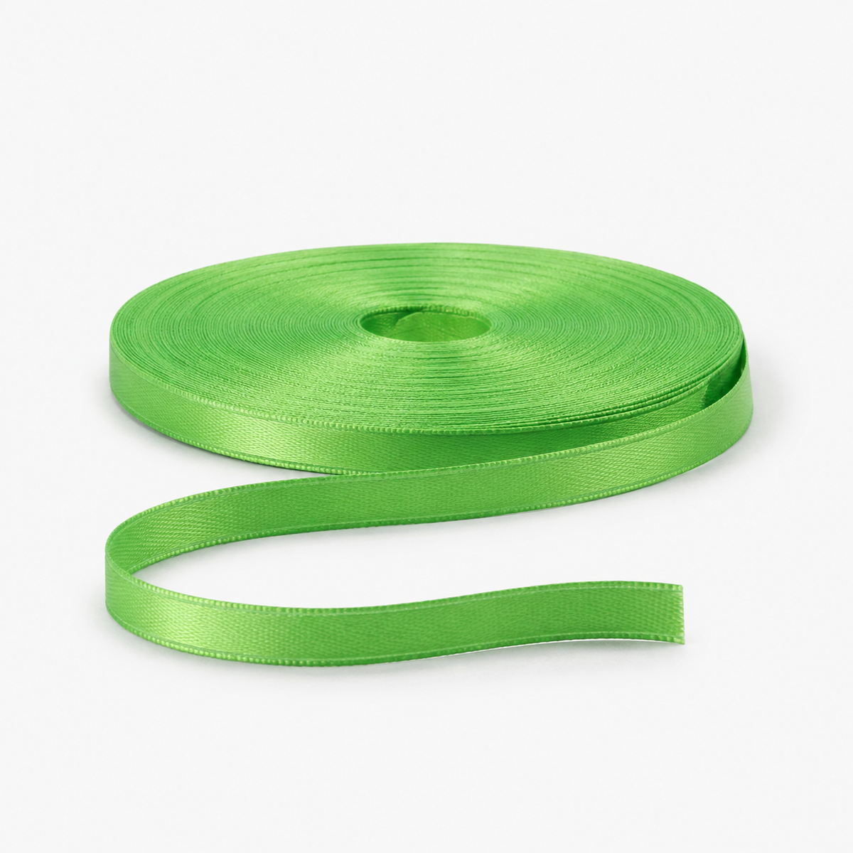 Satin Ribbon 8mm Emerald #23