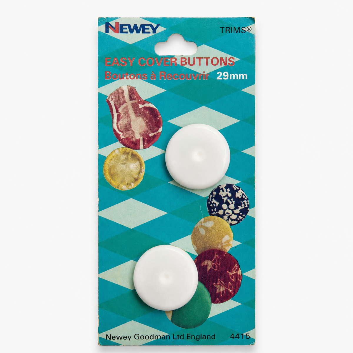 Cover Buttons 29mm