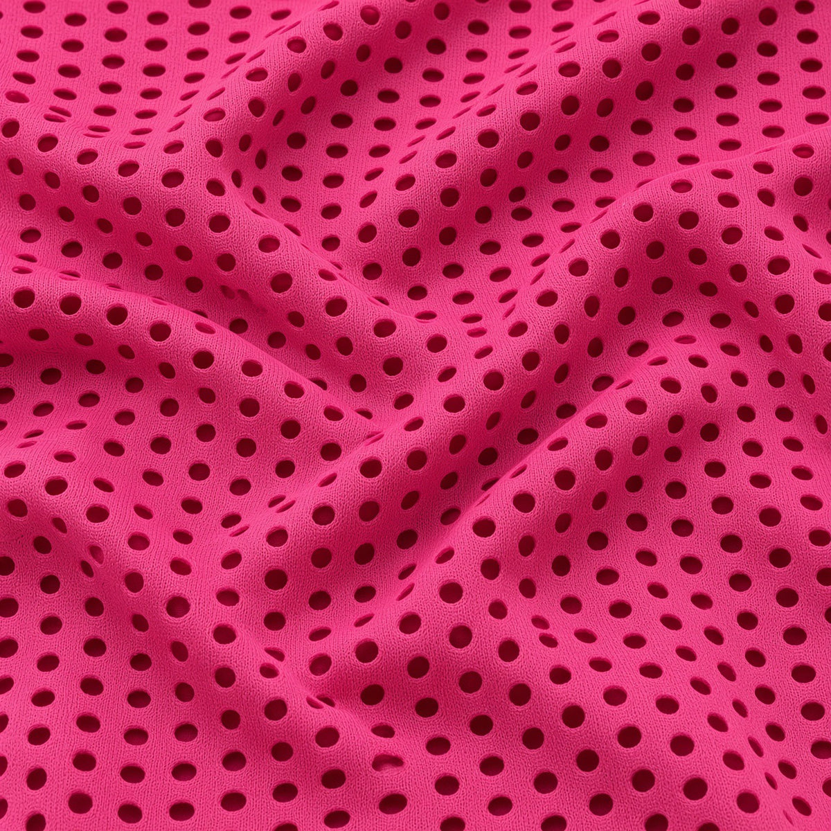 Stretch Eyelet  Mesh Pink