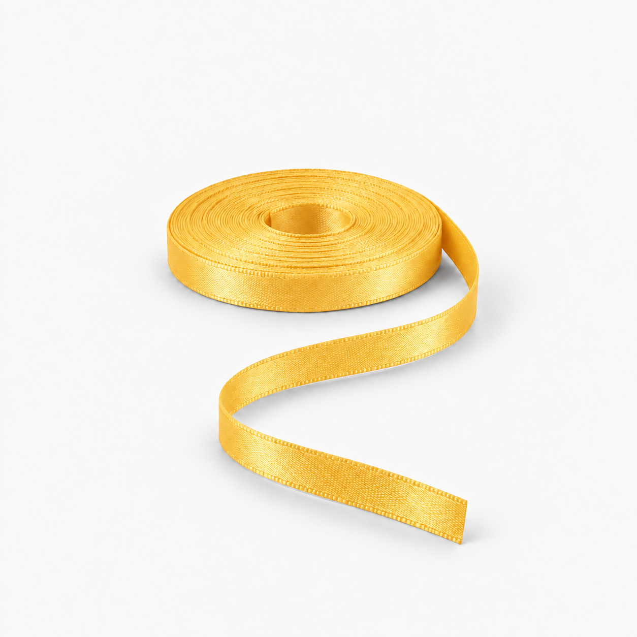 Satin Ribbon 6mm Yellow #270