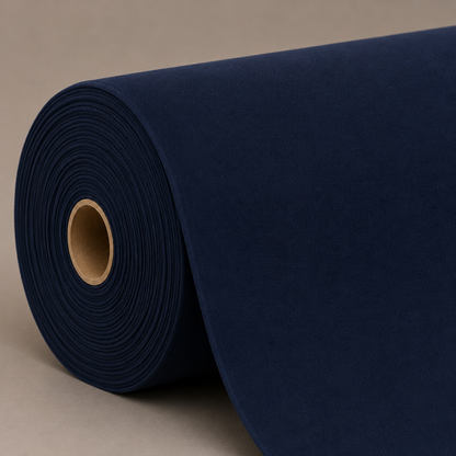 4 Way Stretch Fabric - Navy