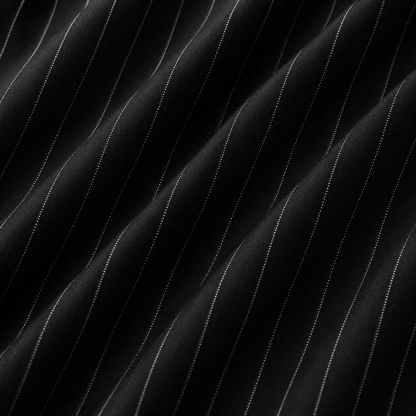 Pin Stripe Black / White