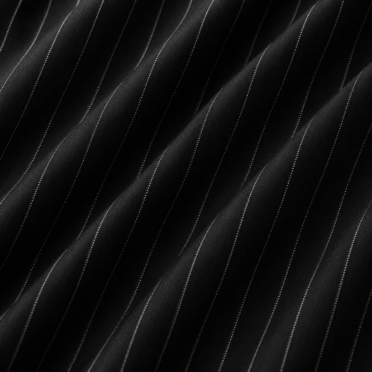 Pin Stripe Black / White