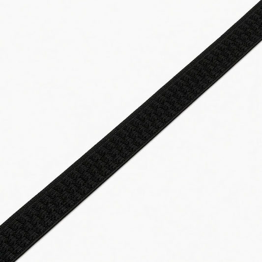 Elastic Non Curl 20mm Black
