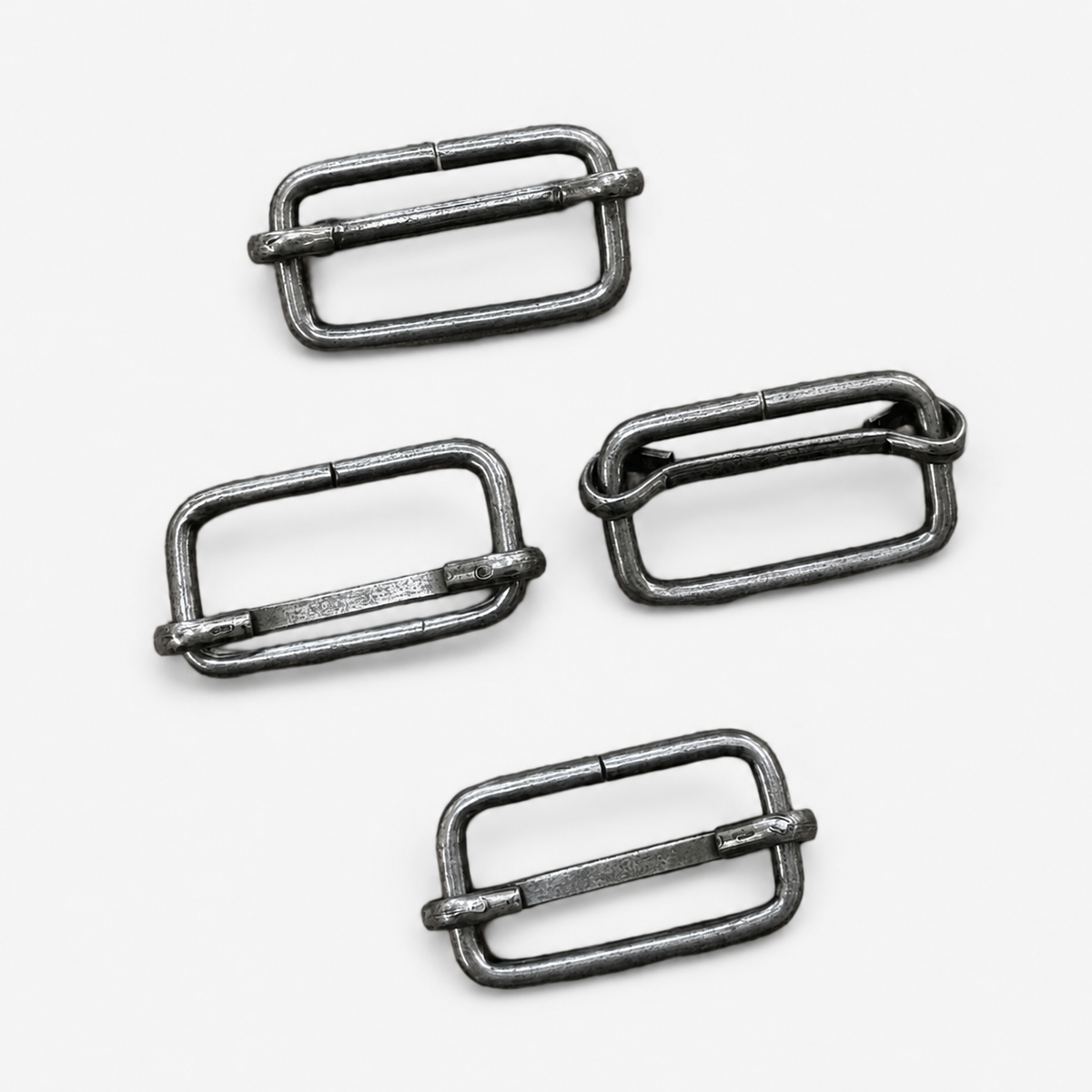 Metal Slider/Adjuster 25mm Old Silver