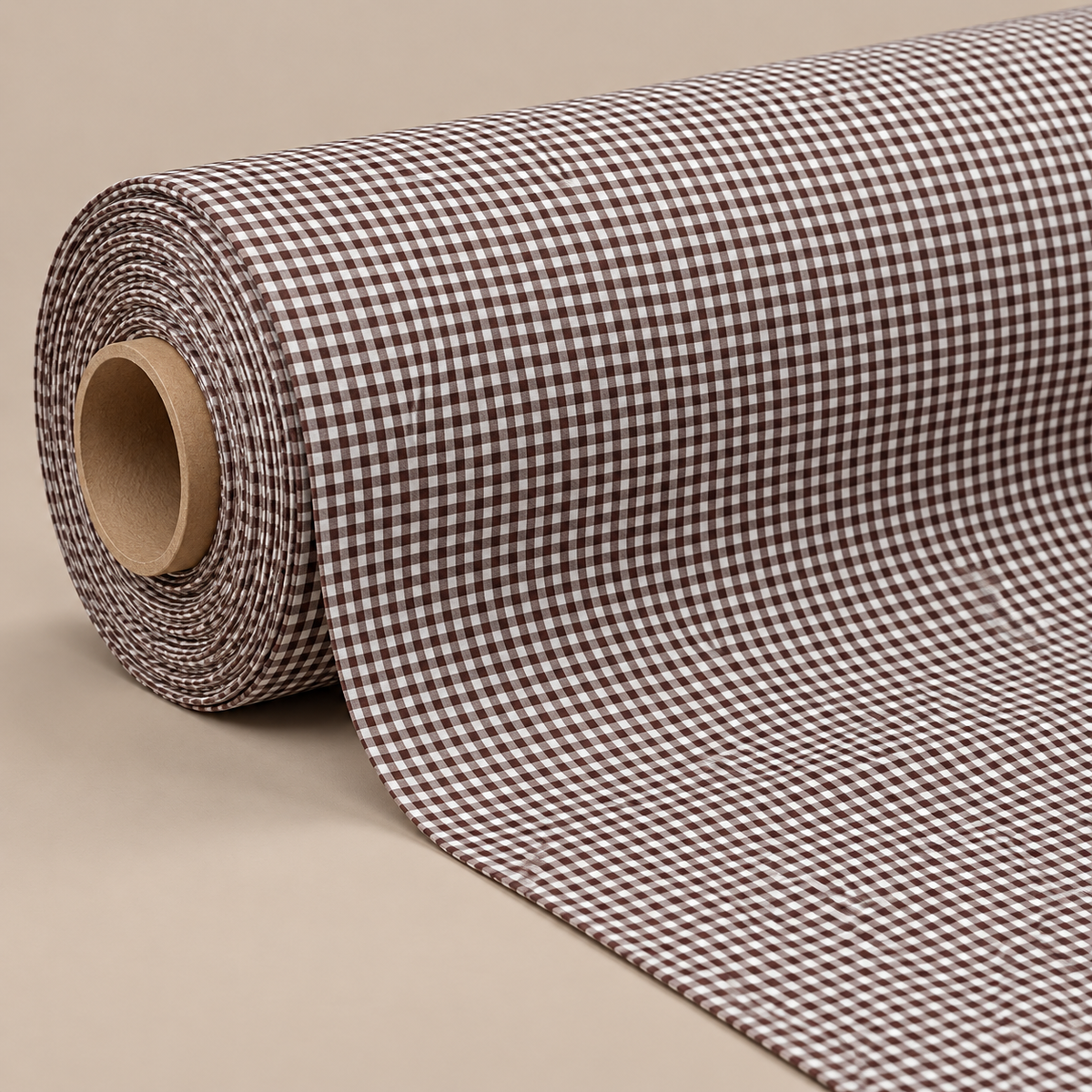 Gingham Check Brown
