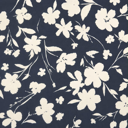 Stretch Power Mesh Navy Floral