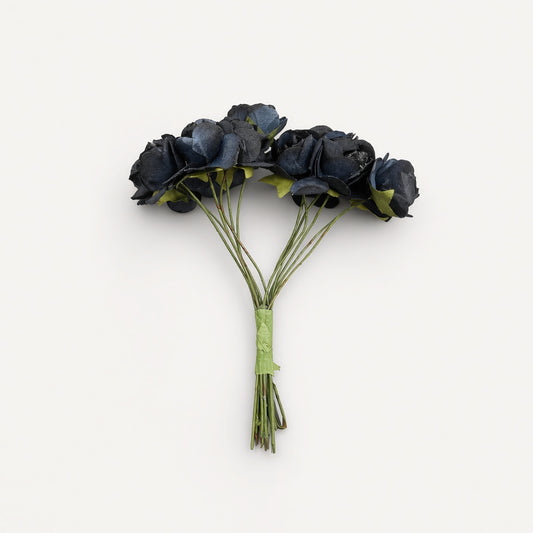 Floral Embellishment Black