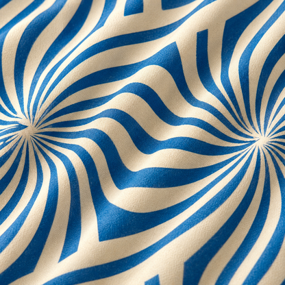 Printed Abstract Furnishing Ocean - Discontinued
